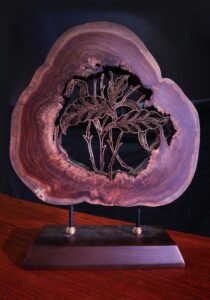 Batik Stamp in Teak Wood